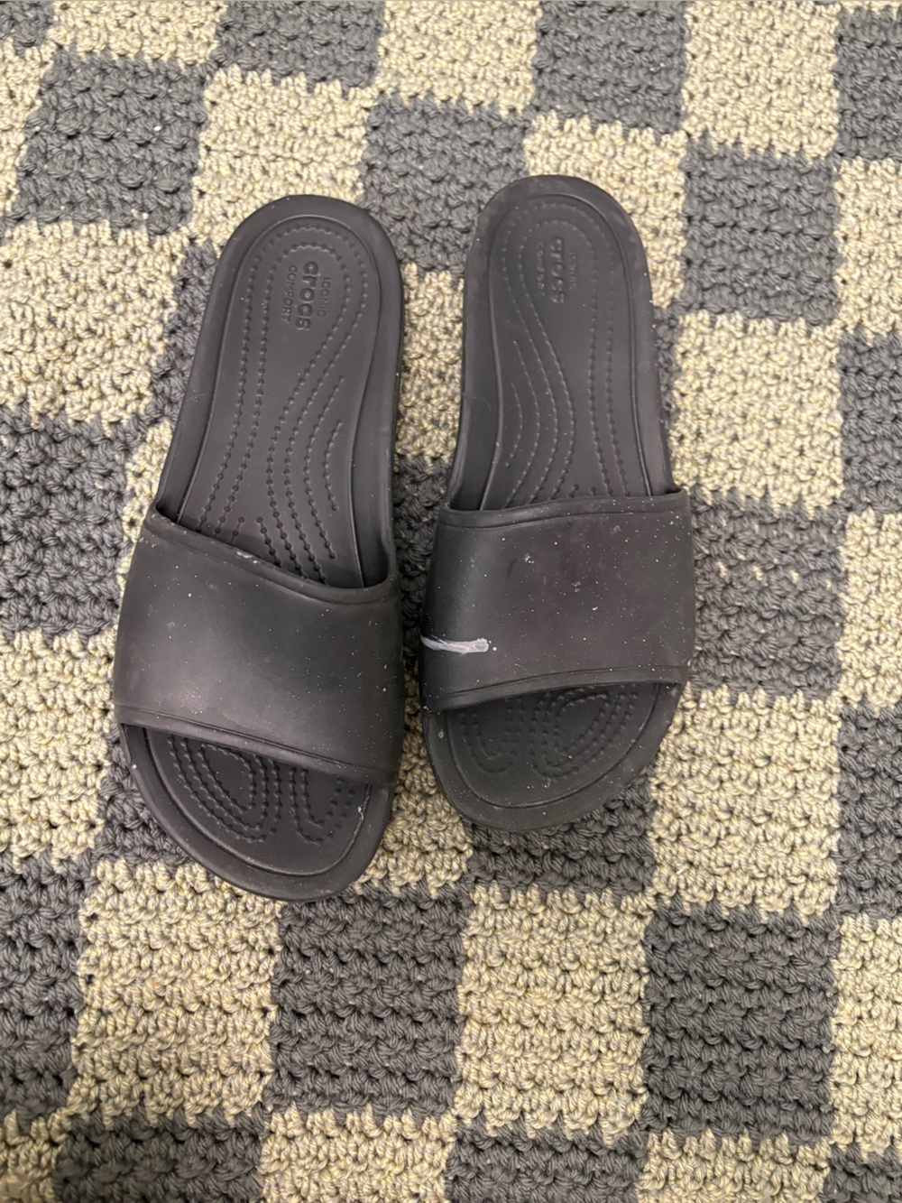 CROCS Men's Black Slide Sandals